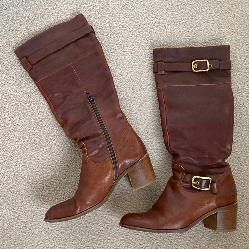 Coach Brown Riding Boots Size 6.5